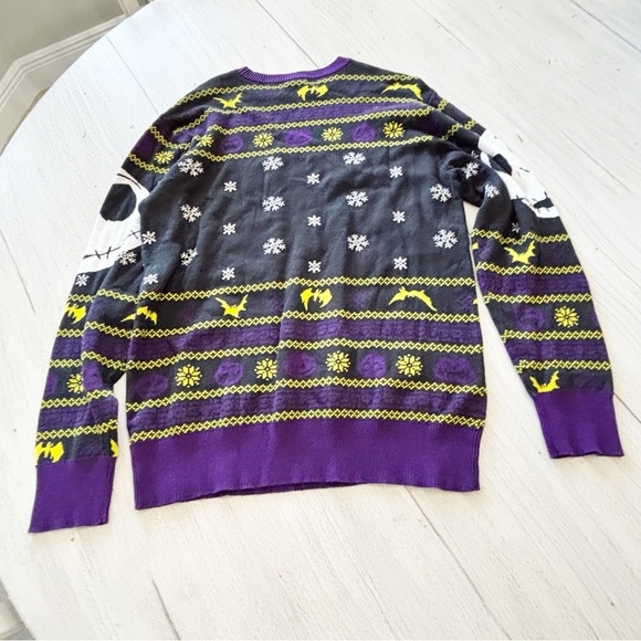 DISNEY Tim Burtons The Nightmare Before Christmas Jack Skellington Sweater M - Picture 2 of 10